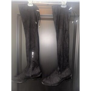 Sam Edelman 'Paloma' Thigh High Boots Over The Knee- Black Suede‎ 7.5